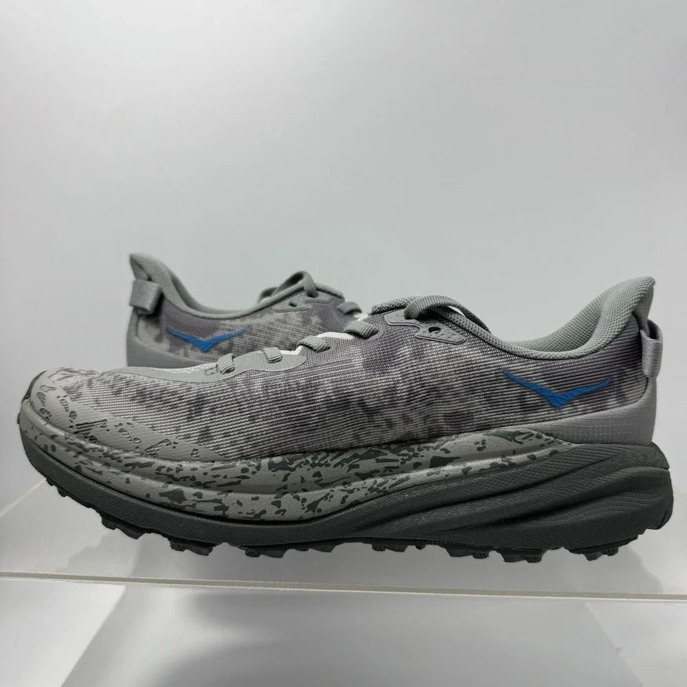 Brand New Hoka Speedgoat 6 Grey Blue 1147791 GCG Running Trail Men's Size 8.5